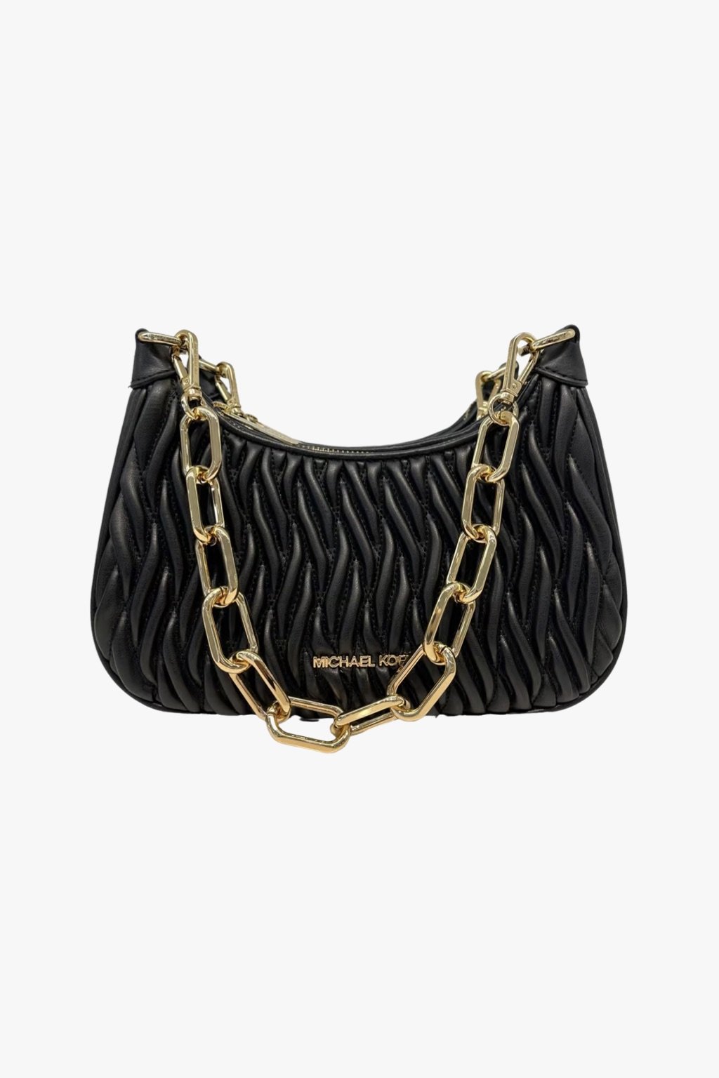 Michael Kors CORA black crossbody medium leather dámská kabelka - Style-IT