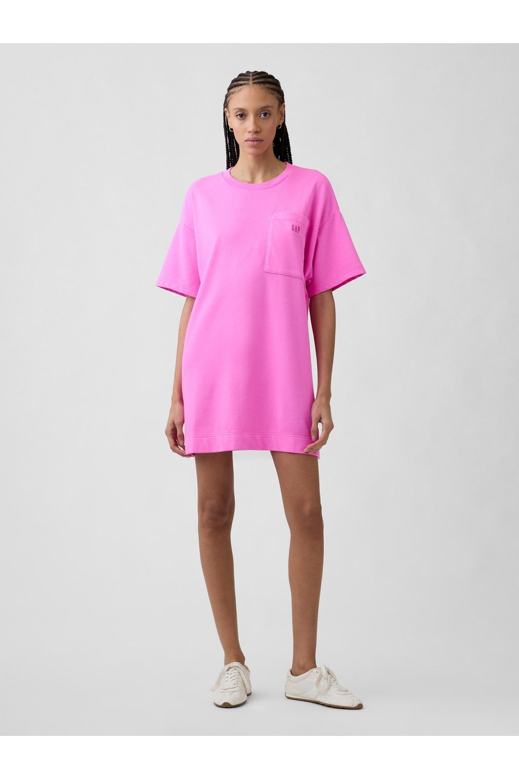 Oversize mikinové šaty s logem VintageSoft (Velikost XL)