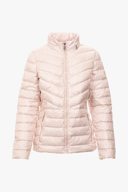 Blauer JAMIE shiny matte stripe down jacket hnědá style it.cz (2)