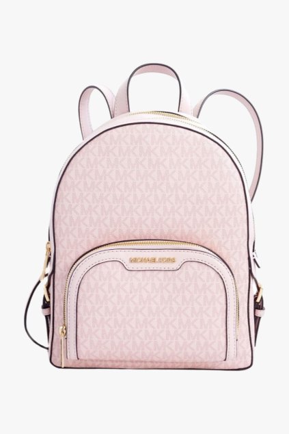 Michael Kors JAYCEE signature backpack medium pudrově růžová dámský batoh style-it.cz