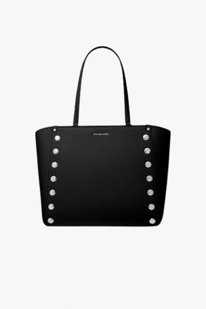 Michael Kors HOLLY large leather tote bag modra ko ena damska kabelka Style IT