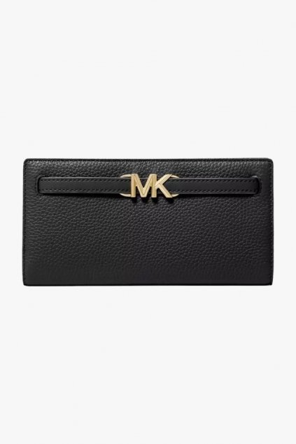 Michael Kors REED large snap leather wallet dámská peněženka black style-it.cz