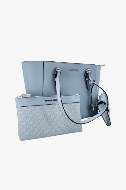 Michael Kors CHARLOTTE 3v1 set dámských kabelek barva vista blue