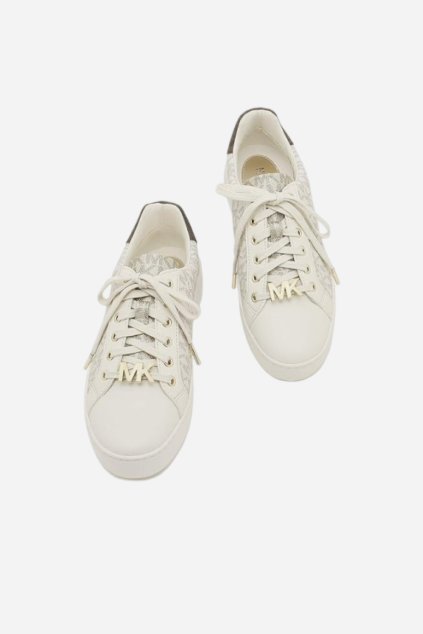 Michael Kors POPPY LACE UP dámské tenisky vanilla multi