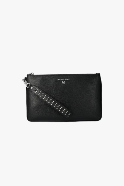 Michael Kors Jet set CHARM medium top zip wristlet černé dámské psaníčko