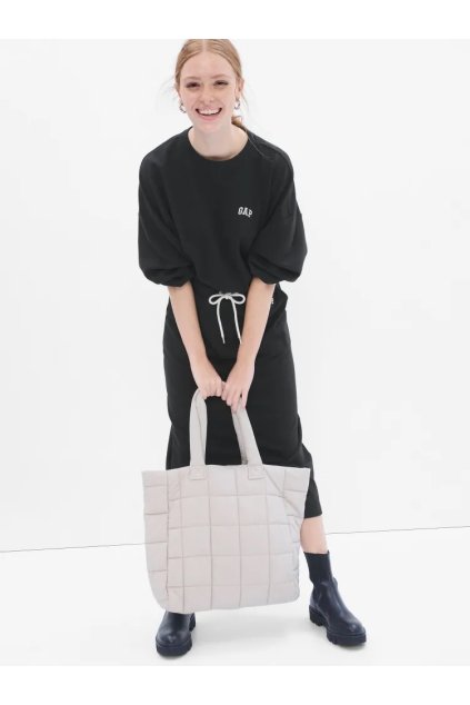 GAP Oversize mikina s logem černá (Velikost L)