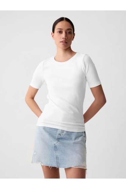 GAP Tričko s krátkým rukávem bílá (Velikost L)