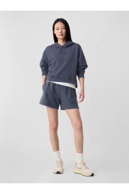 GAP Crop mikina s logem tmavě modrá (Velikost L)