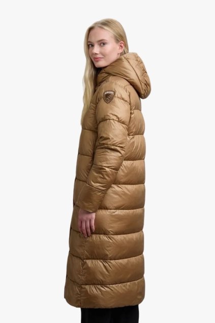 Blauer BELLEVUE dlouhá bunda hnědá