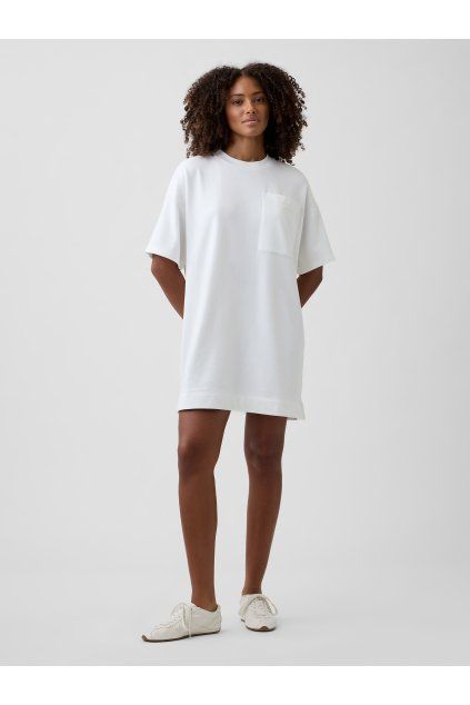 Oversize mikinové šaty s logem VintageSoft (Velikost XL)