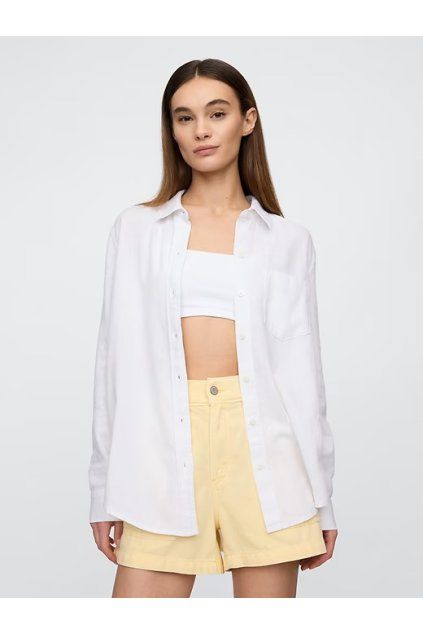 Oversize lněná košile Easy Shirt (Velikost XXL)