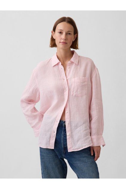 Lněná oversize košile (Velikost XXL)