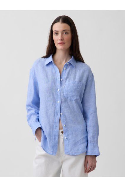 Lněná oversize košile (Velikost XXL)