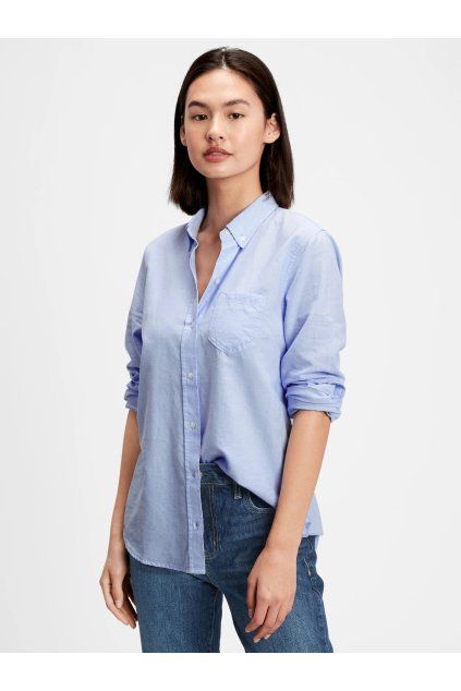 Košile boyfriend oxford (Velikost M)