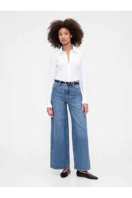 Džíny Mid Rise Baggy (Velikost 31LONG)