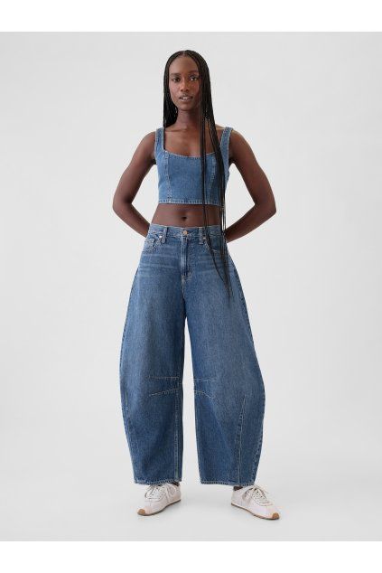 Džíny Mid Rise Horseshoe (Velikost 31LONG)