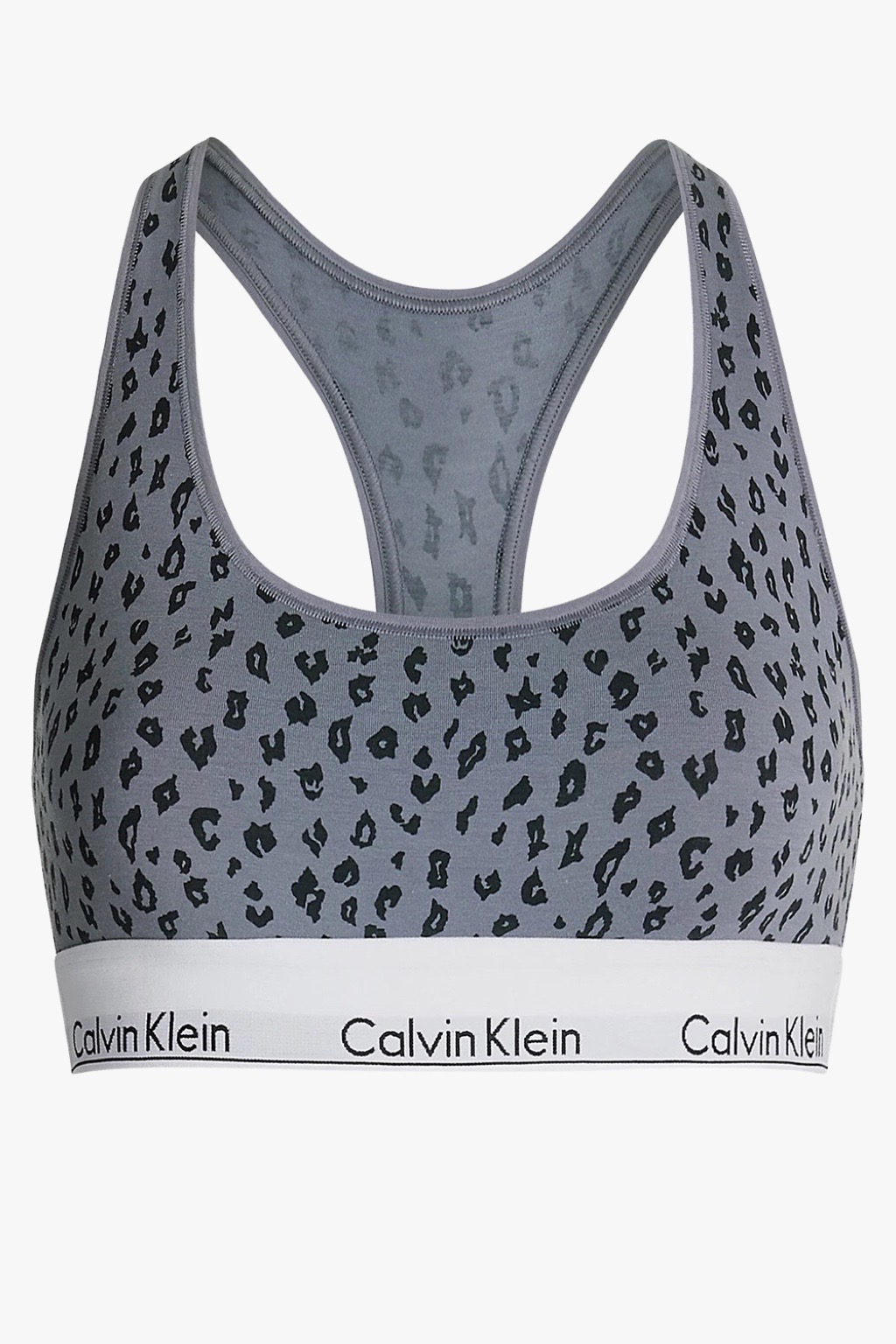 Calvin Klein Underwear UNLINED BRALETTE animal print šedá Velikost: XS