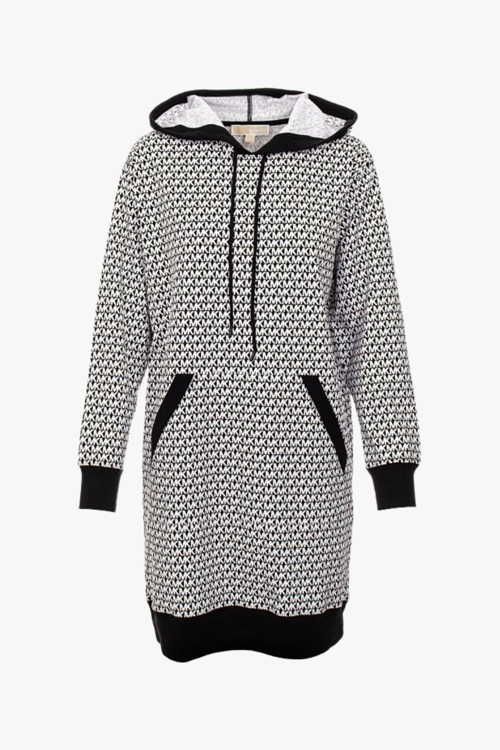 Michael Kors FASHION BASICS mikinové šaty bílá/černá Velikost: XS