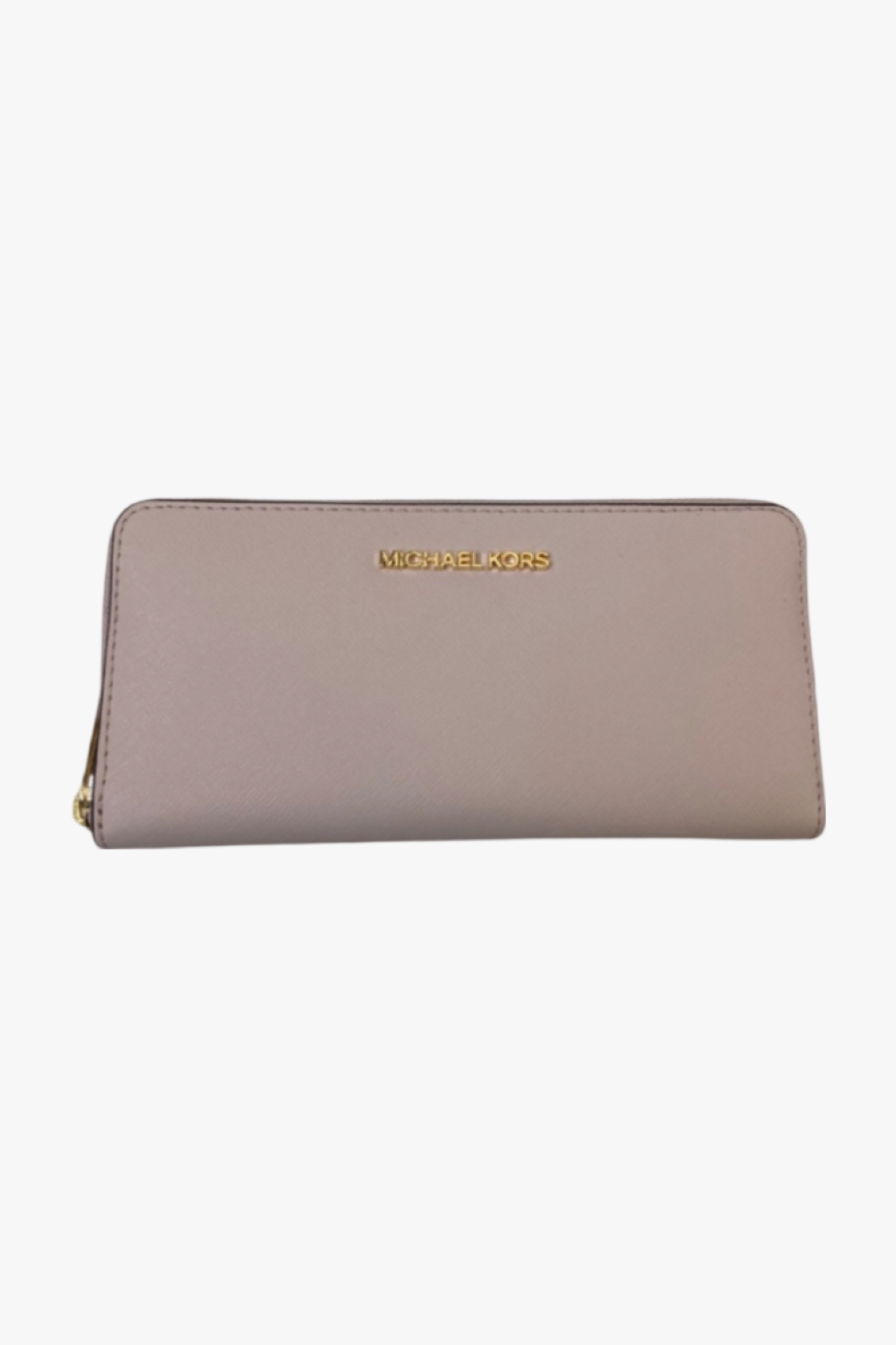 Michael Kors Jet Set Travel LG CONTINENTAL dámská kožená peněženka světle růžová