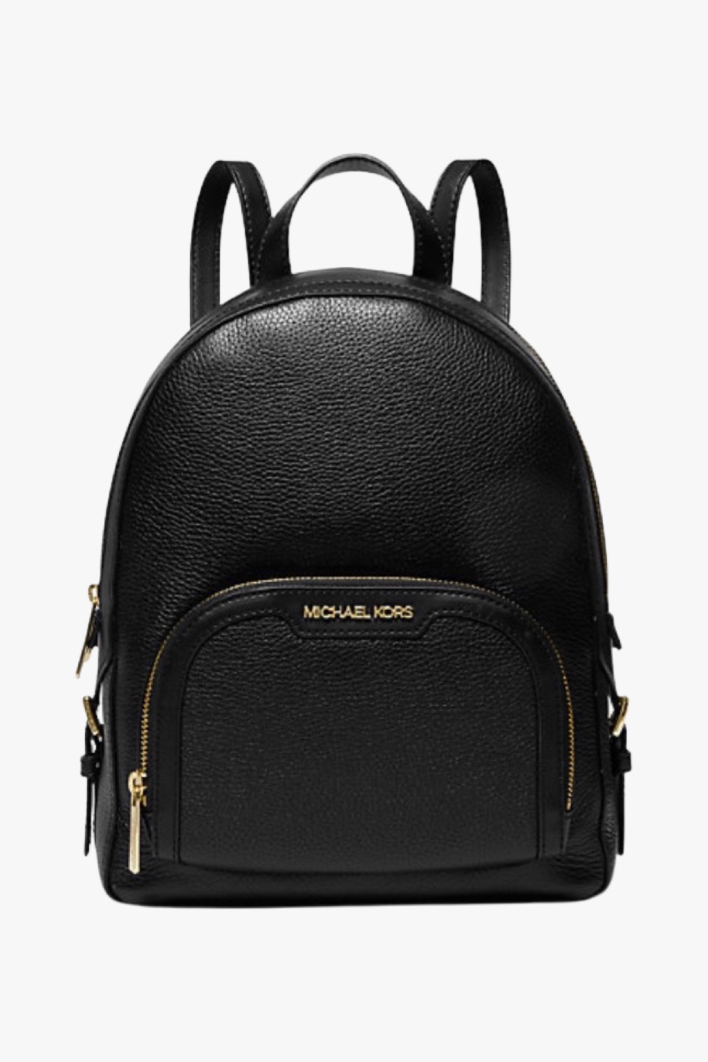 Michael Kors JAYCEE MD backpack pebbled leather černá dámský batoh