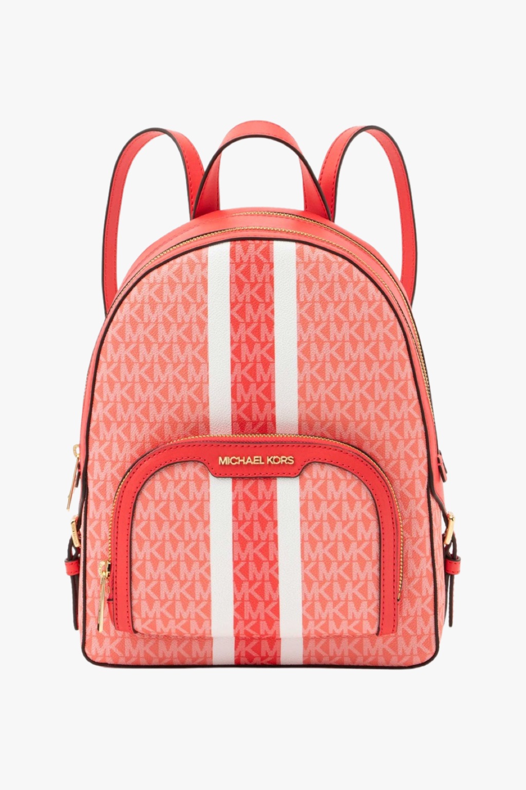 Michael Kors JAYCEE MD backpack monogram grapefruit dámský batoh