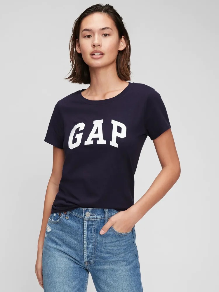 GAP SS CLASSIC TEE dámské tričko s krátkým rukávem námořnicky modrá Velikost: XS