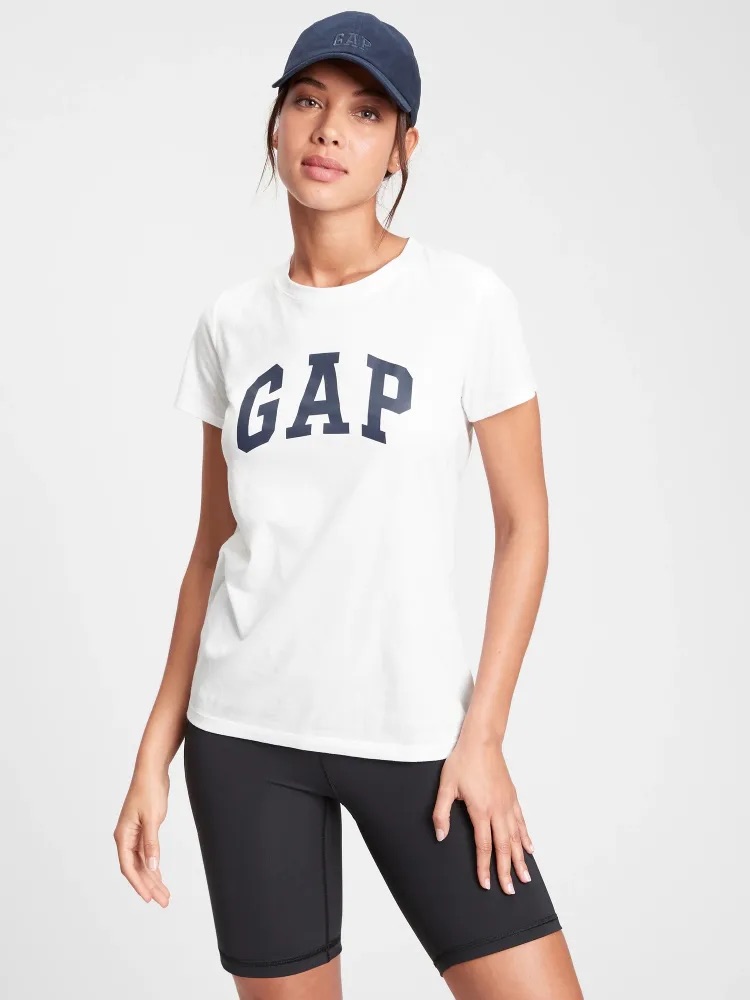 GAP SS CLASSIC TEE dámské tričko s krátkým rukávem bílá Velikost: M