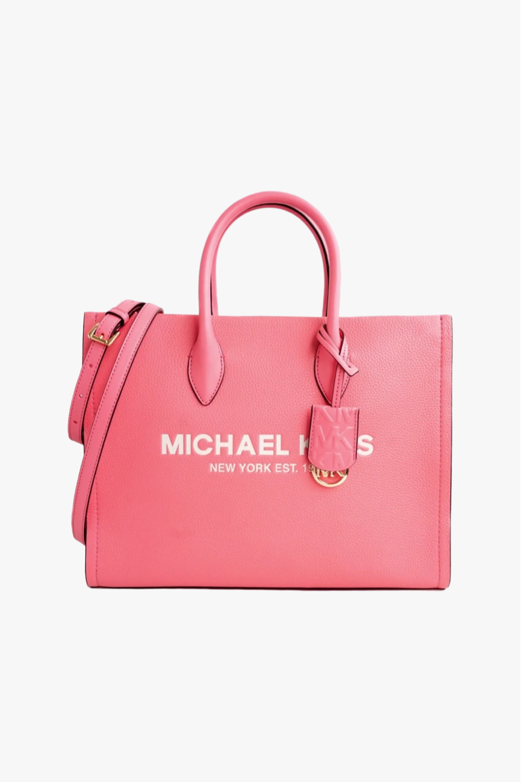 Michael Kors MIRELLA crossbody bag medium dámská kožená kabelka růžová