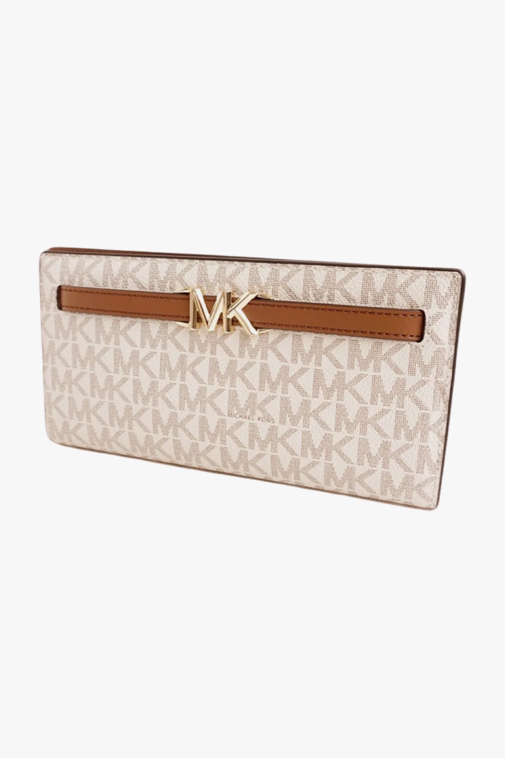 Michael Kors REED large snap wallet dámská peněženka vanilla monogram