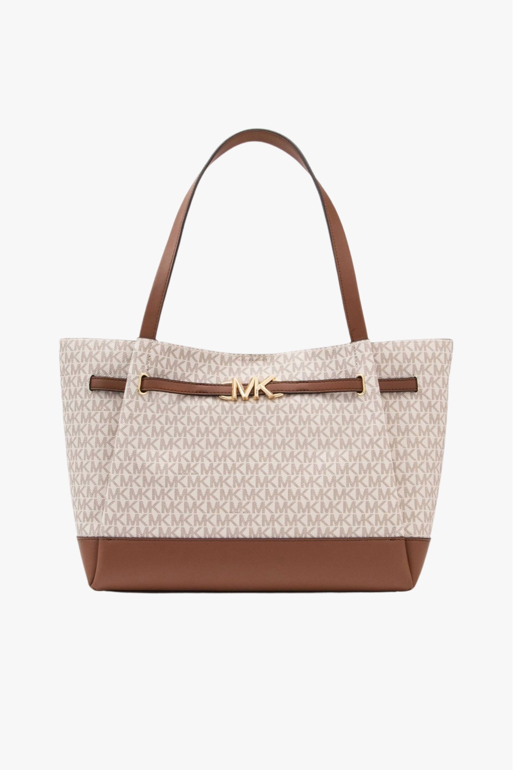Michael Kors REED large belted tote dámská kabelka vanilla monogram