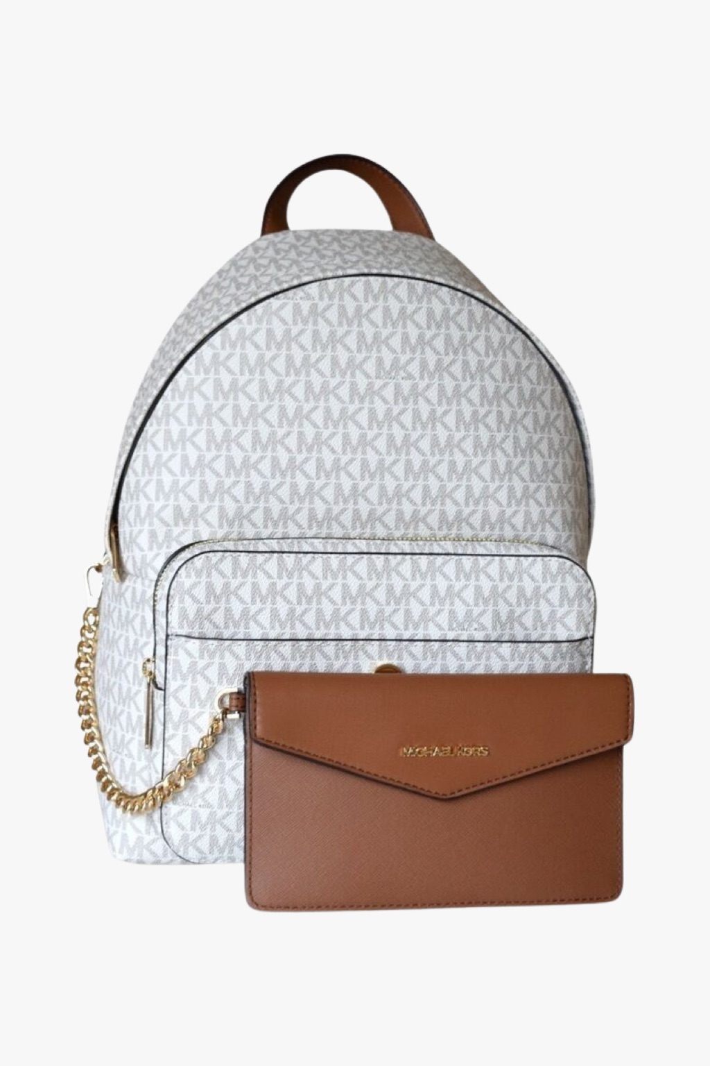 Michael Kors MAISIE MD 2in1 backpack monogram vanilla dámský batoh