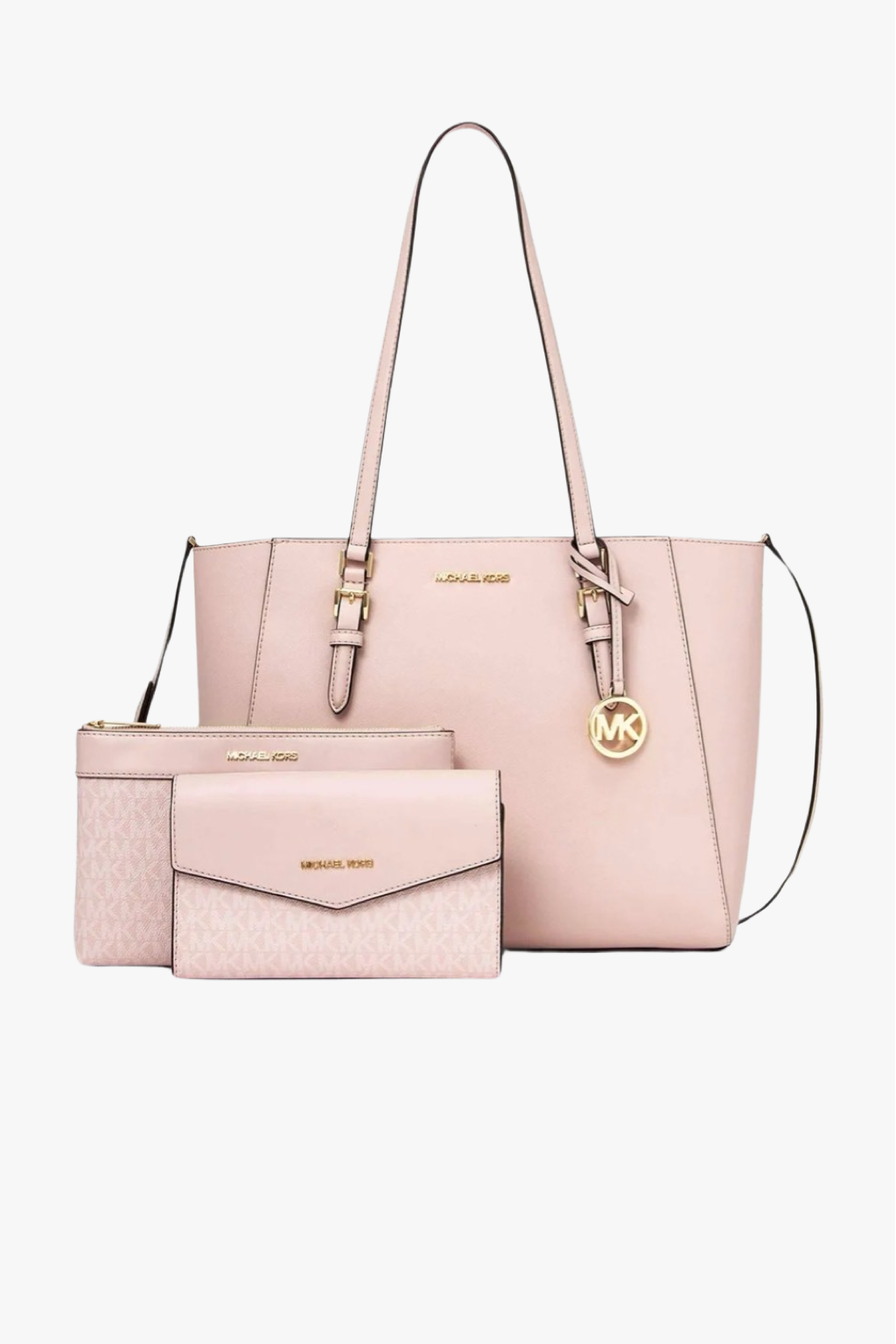 Michael Kors CHARLOTTE 3v1 set dámských kabelek barva růžová