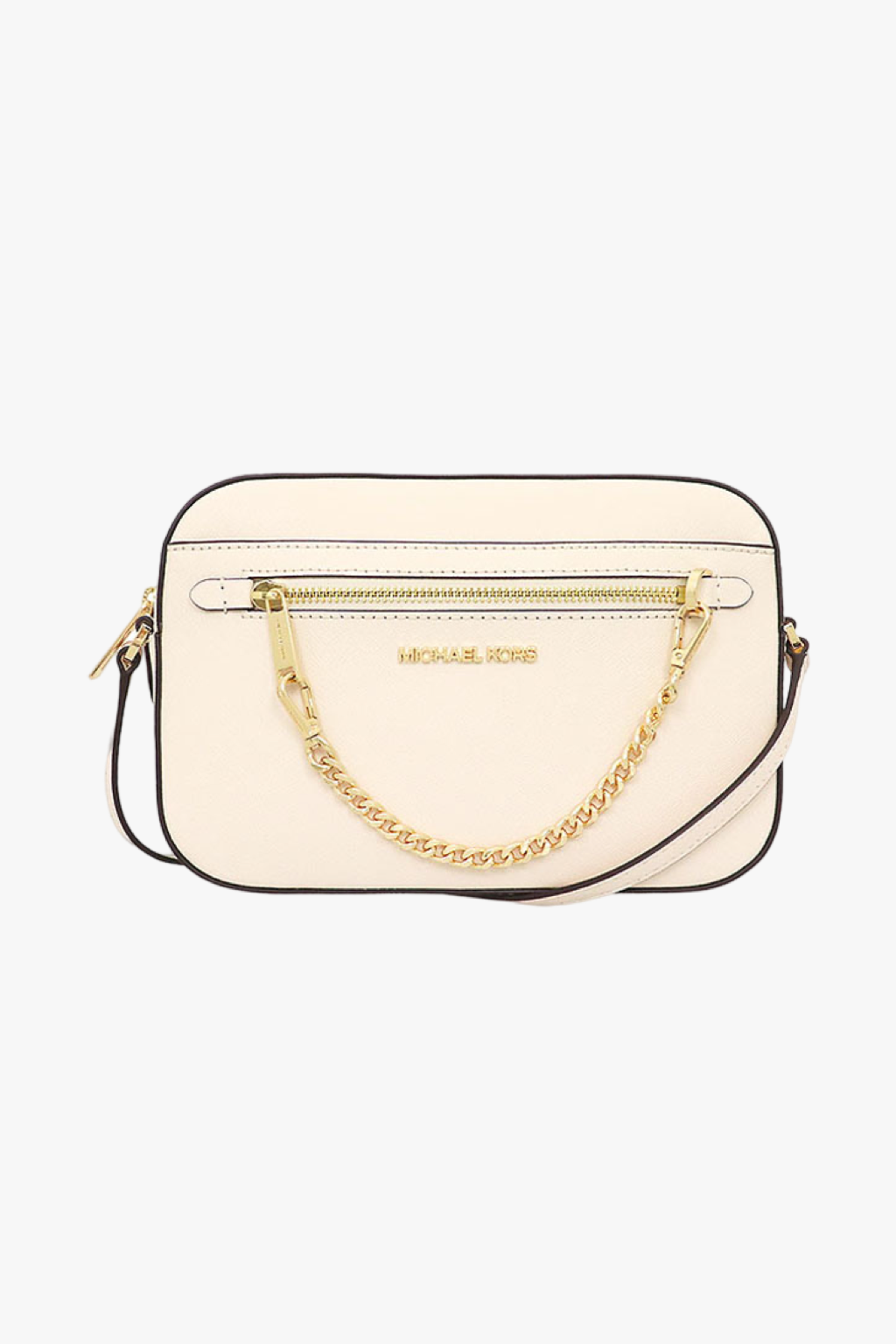 Michael Kors JET SET ITEM crossbody chain light cream dámská kabelka