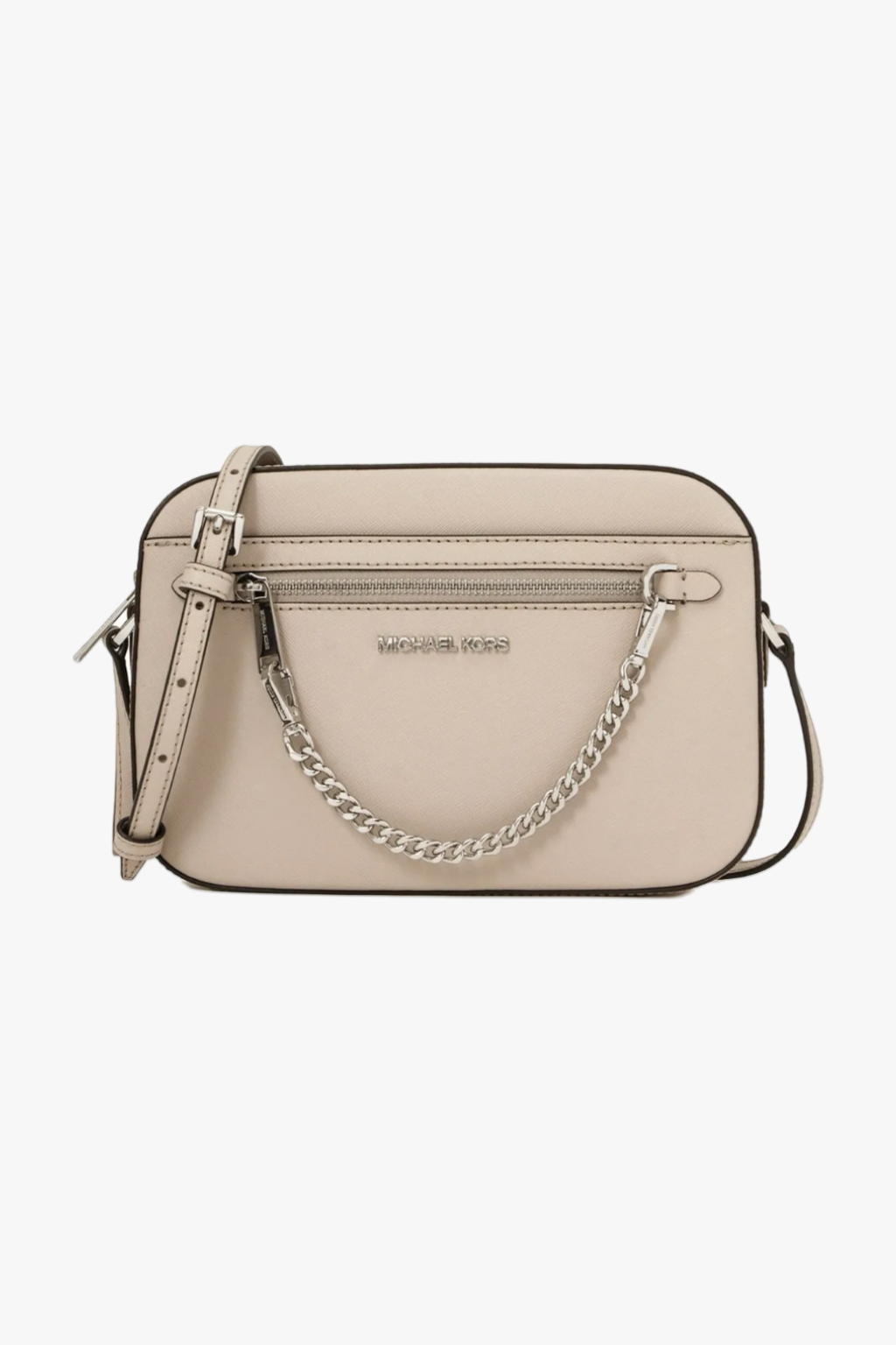 Michael Kors JET SET ITEM crossbody chain camel dámská kabelka