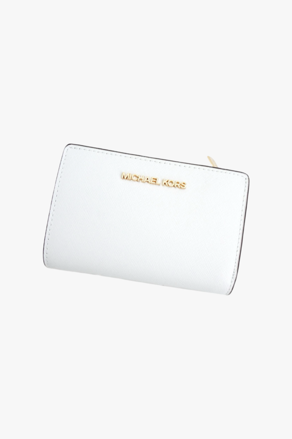 Michael Kors Jet set travel BIFOLD medium kožená dámská peněženka bílá
