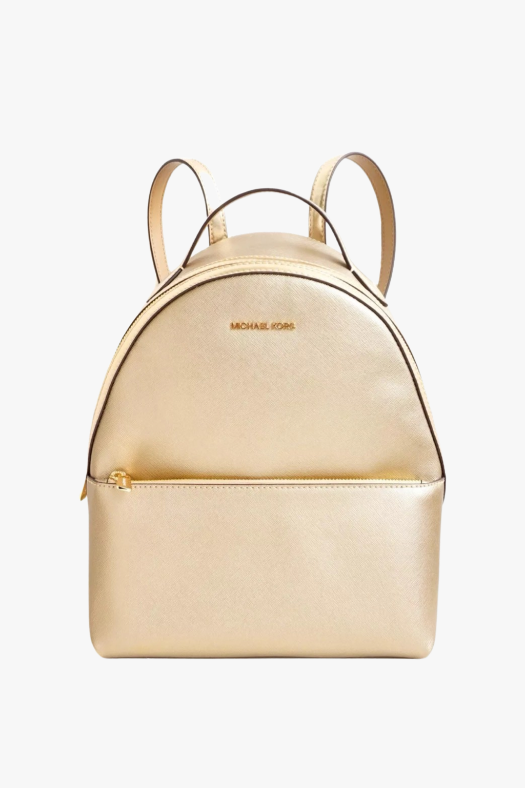 Michael Kors SHEILA MD backpack vegan leather zlatý dámský batoh