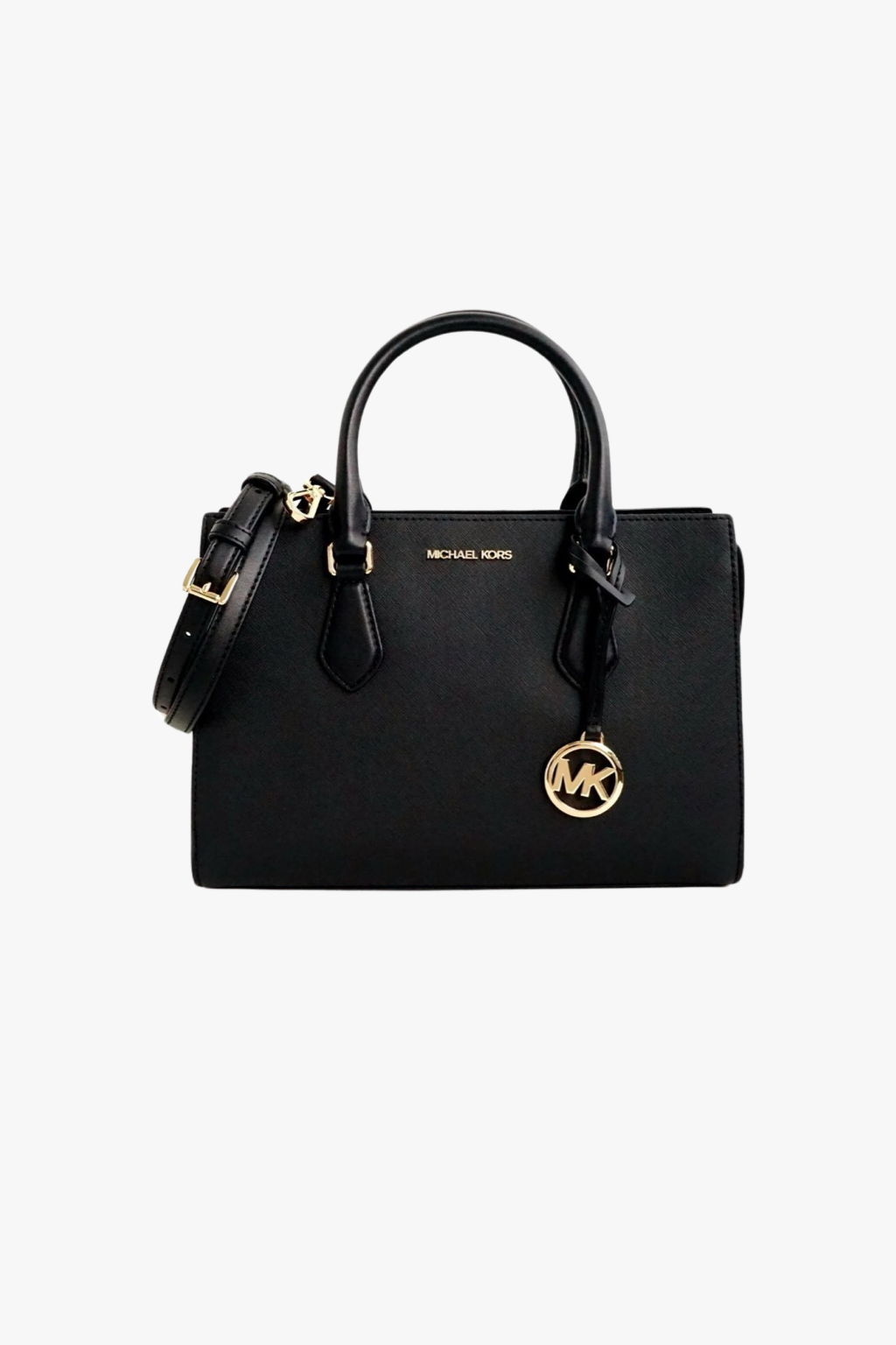 Michael Kors SHEILA medium satchel vegan leather černá dámská kabelka
