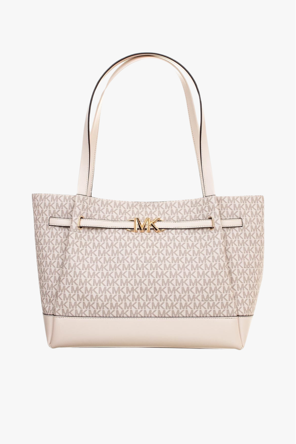 Michael Kors REED large belted tote dámská kabelka light cream monogram