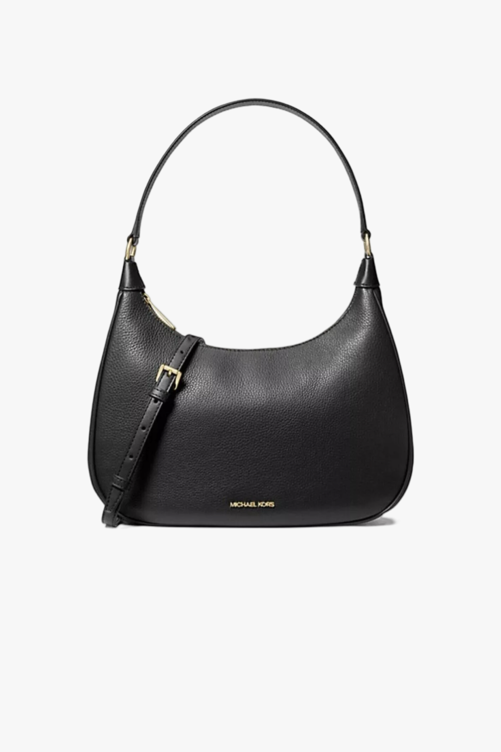 Michael Kors CORA large HOBO leather shoulder black dámská kabelka