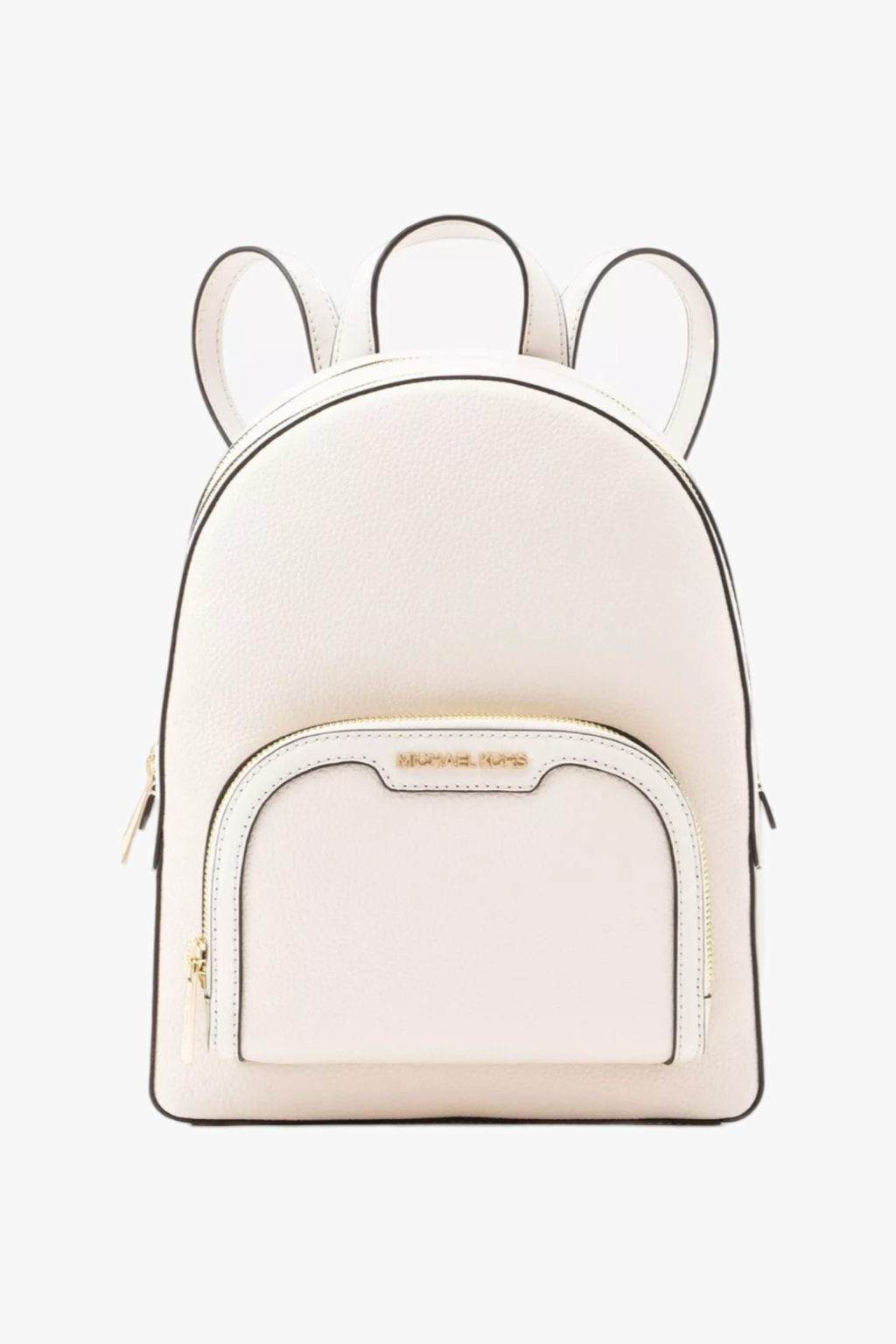 Michael Kors JAYCEE MD backpack pebbled leather light cream dámský batoh