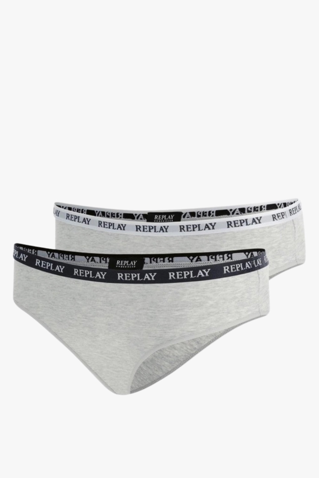 REPLAY dámské kalhotky 2 pack šedá Velikost: S