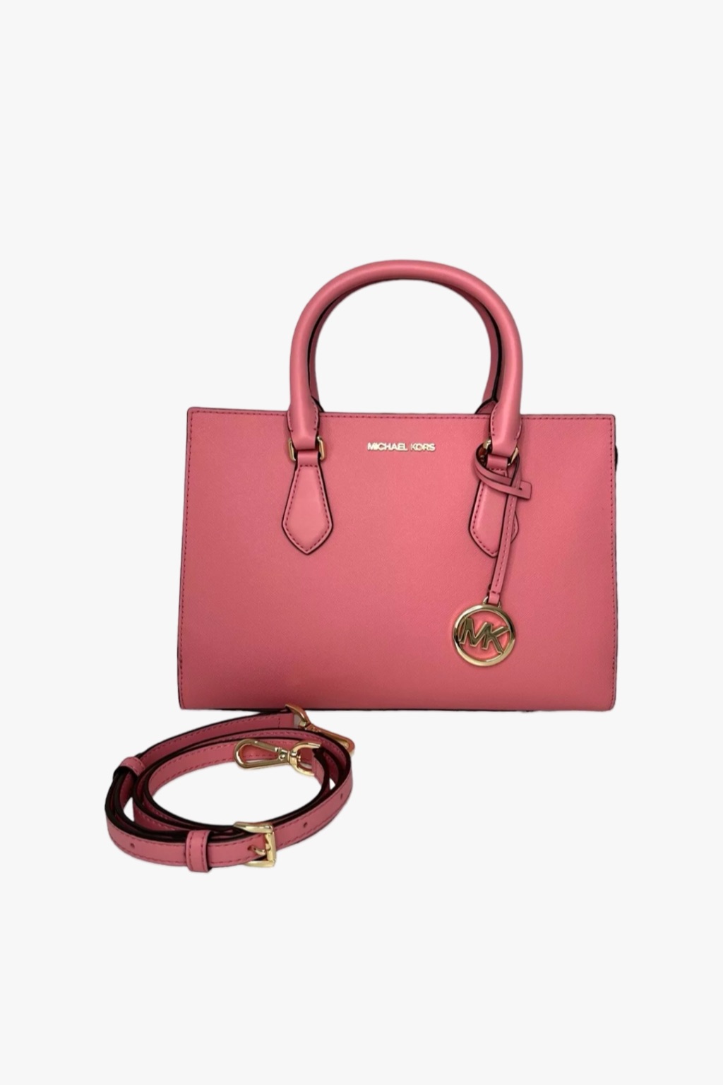 Michael Kors SHEILA medium satchel vegan leather tea rose dámská kabelka