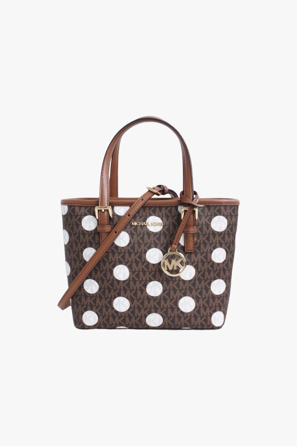 Michael Kors Jet Set Travel XS CRYL CONV TZ TOTE dot luggage dámská kabelka