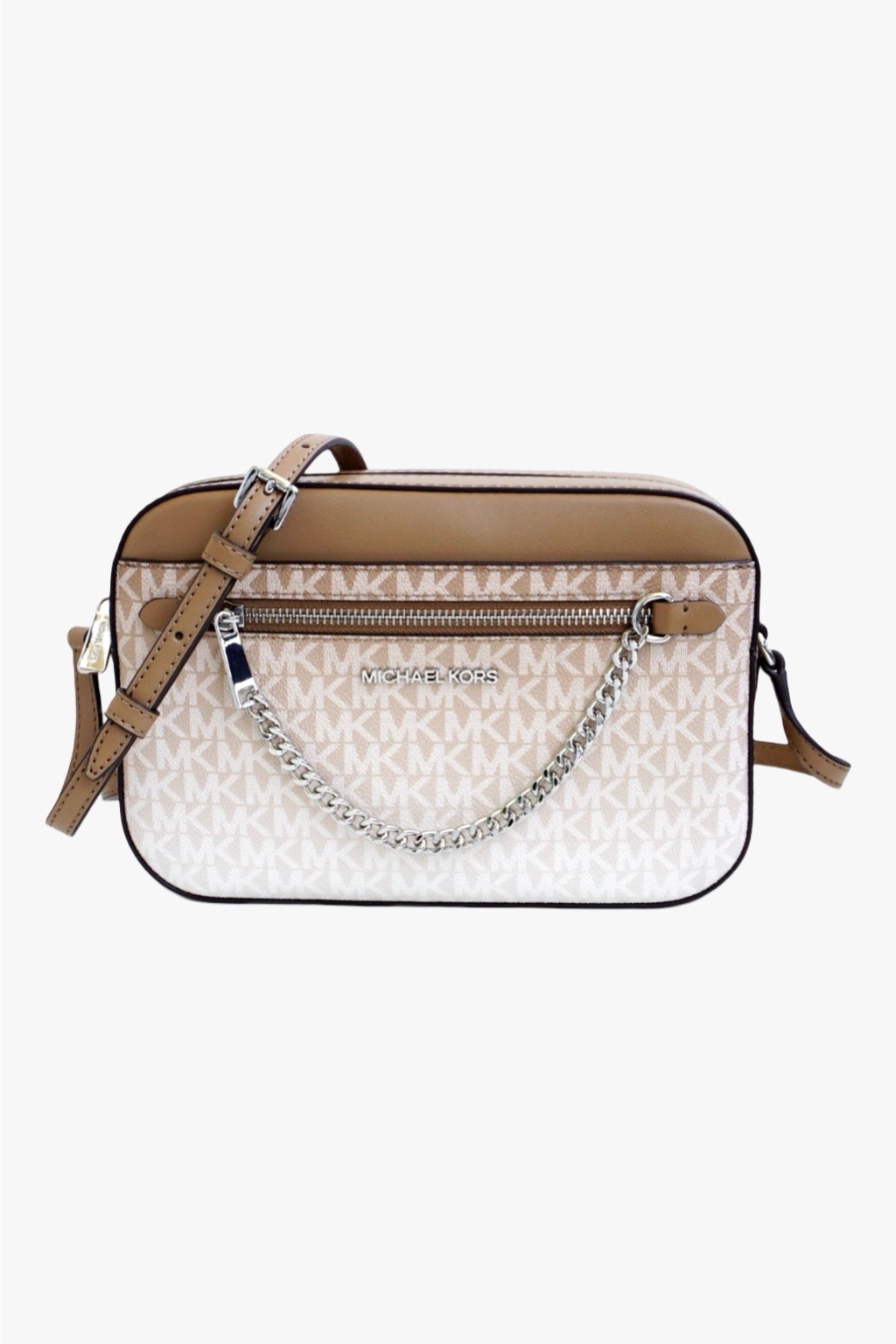 Michael Kors JET SET ITEM crossbody chain monogram husk ombre dámská kabelka