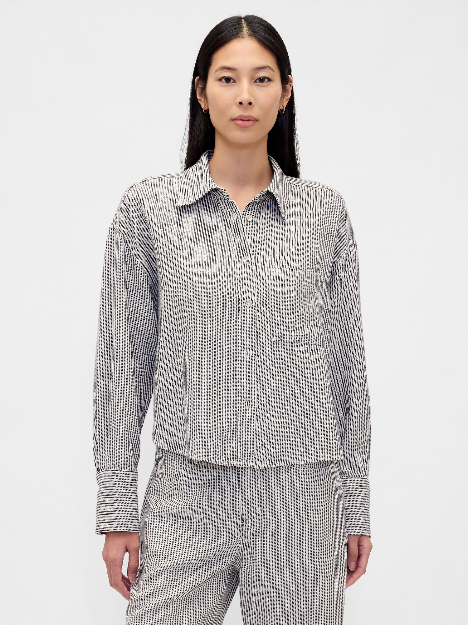 GAP Lněná oversize košile Velikost: S