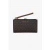 Michael Kors Adele Smartphone peněženka brown monogram style it