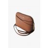 Jet Set Travel Medium MD DOME XCROSS XBODY LEATHER model 35F1GTVC6T barva luggage. Decentní hnědá kabelka s překřížením ze saffiano kůže se zlatým kováním style-it.cz