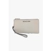 Michael Kors Adele Smartphone kožená peněženka light sand stříbrné kování