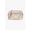 Michael Kors Jet set item crossbody chain vanilla monogram pink dámská kabelka style-it.cz