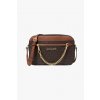 Michael Kors Jet set item crossbody chain brown monogram dámská kabelka style-it.cz